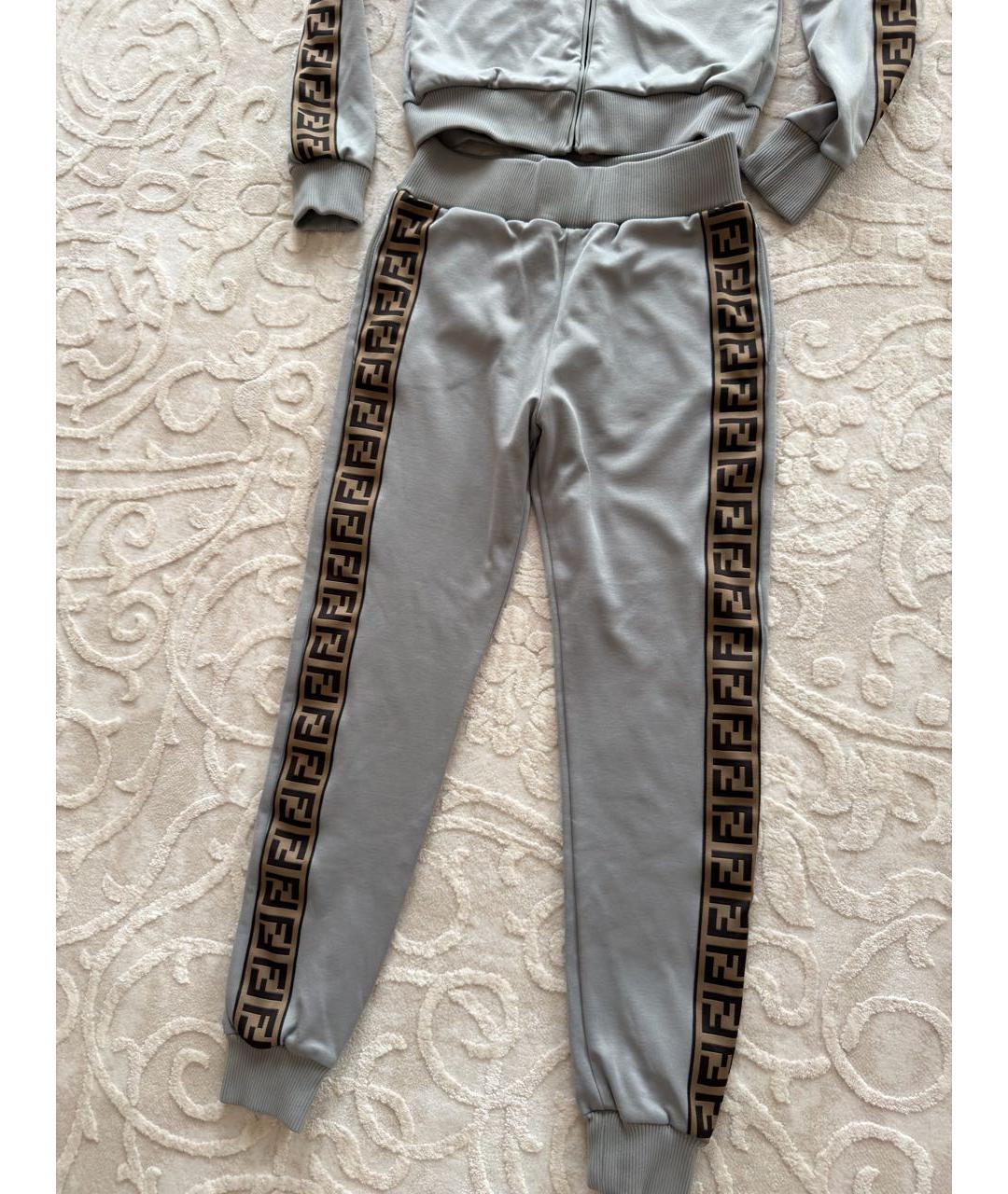 FENDI Серый полиэстеровый спортивные костюмы, фото 4