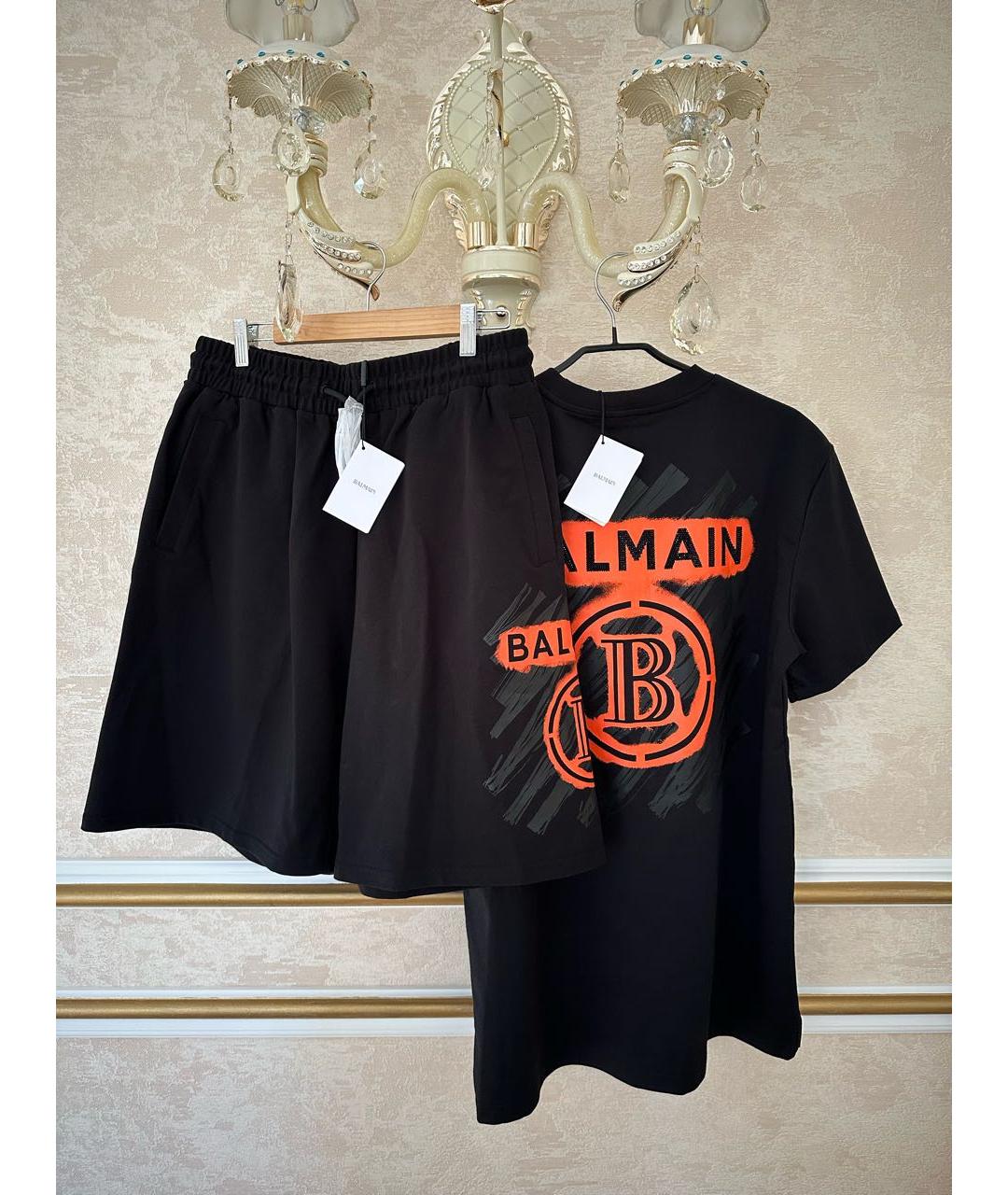 BALMAIN Черный повседневный костюм, фото 9