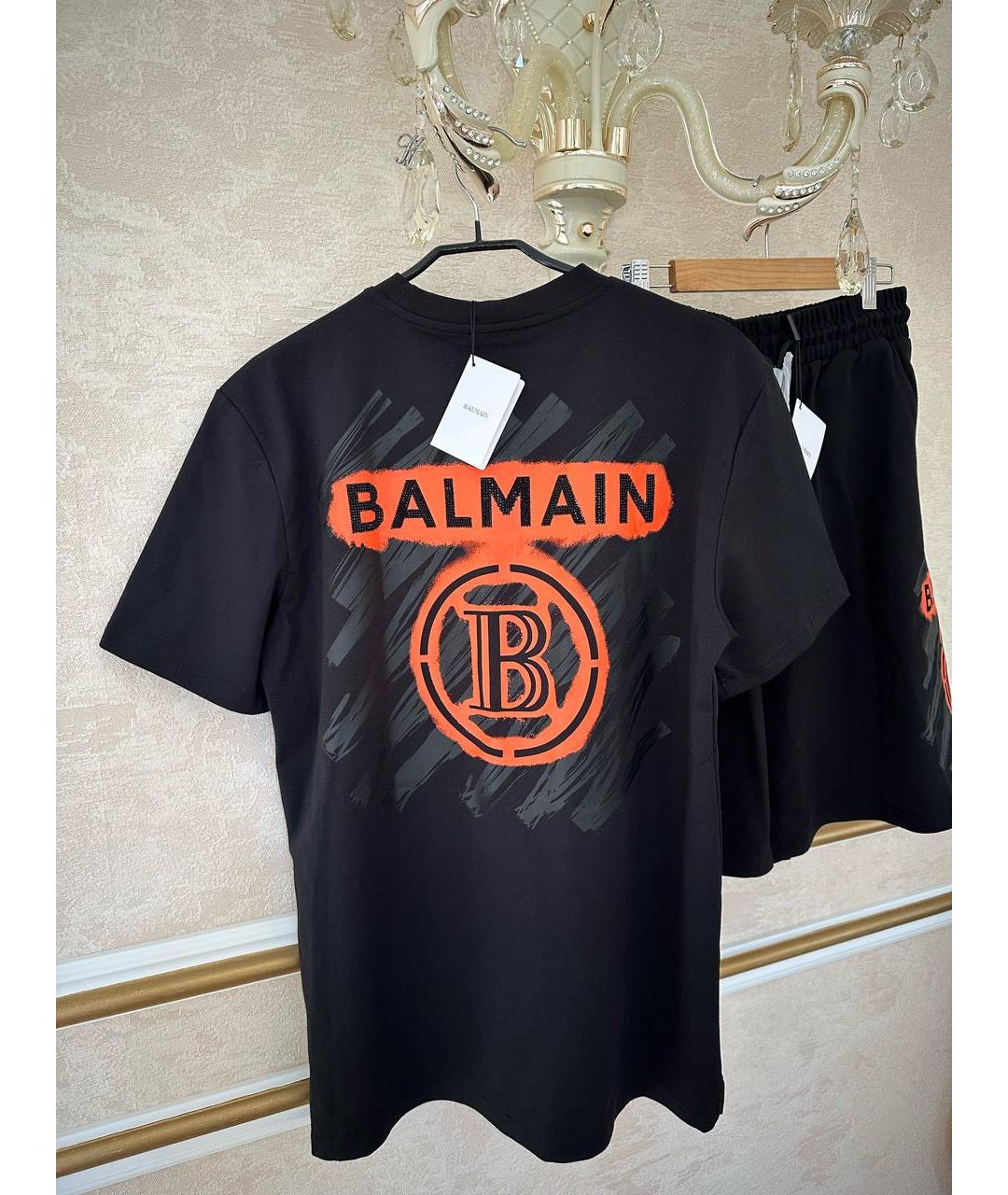 BALMAIN Черный повседневный костюм, фото 4