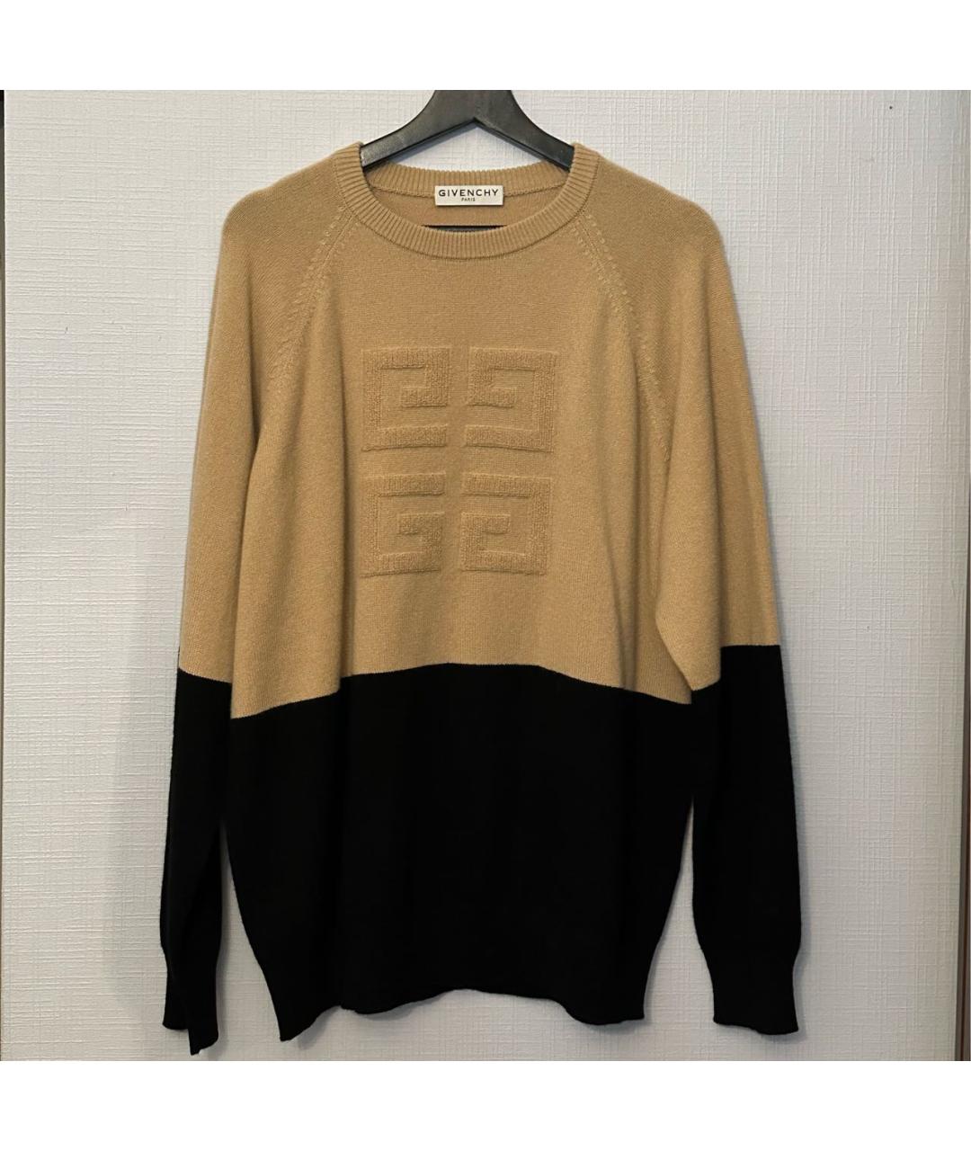 GIVENCHY Бежевый кашемировый джемпер / свитер, фото 6