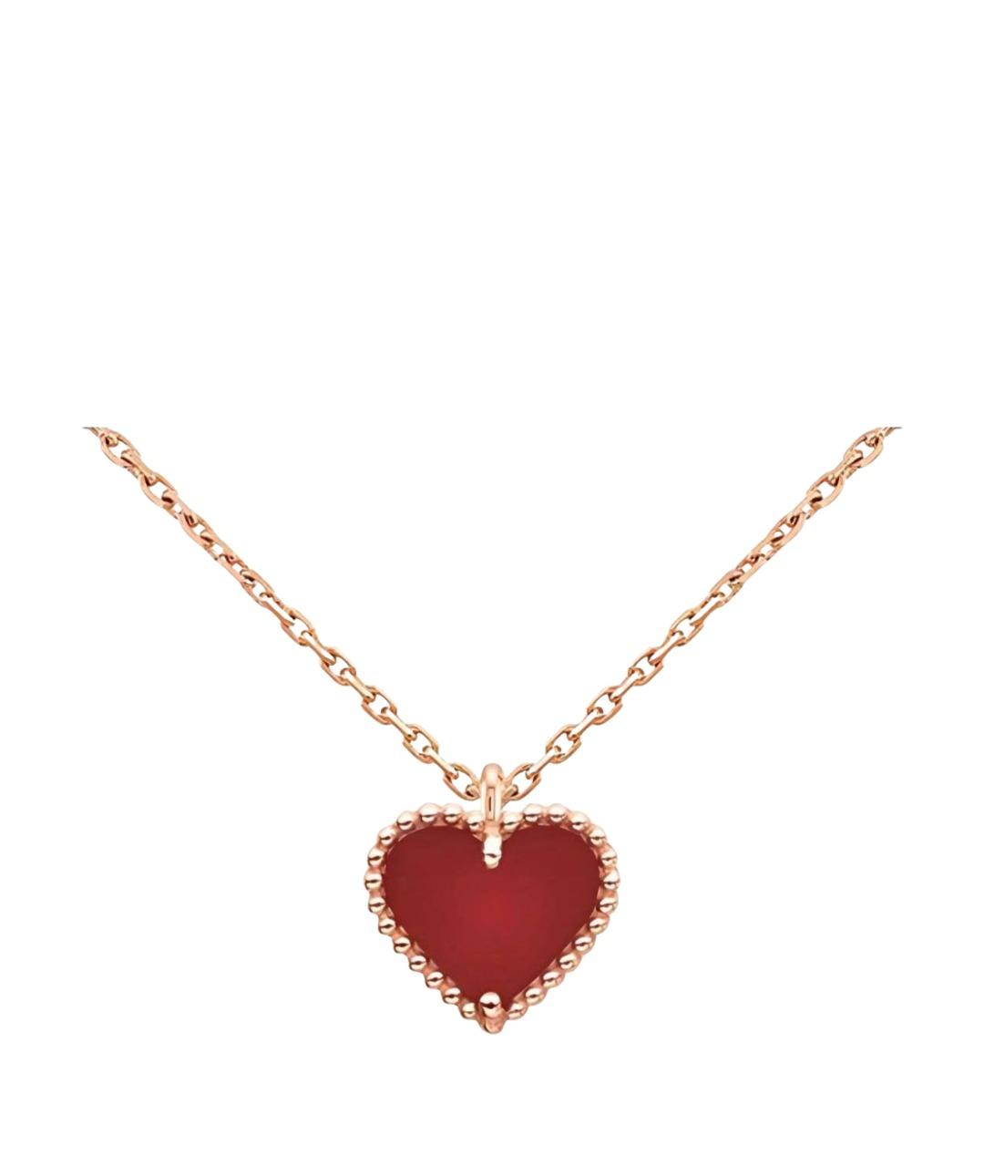 VAN CLEEF & ARPELS Бордовая подвеска, фото 1