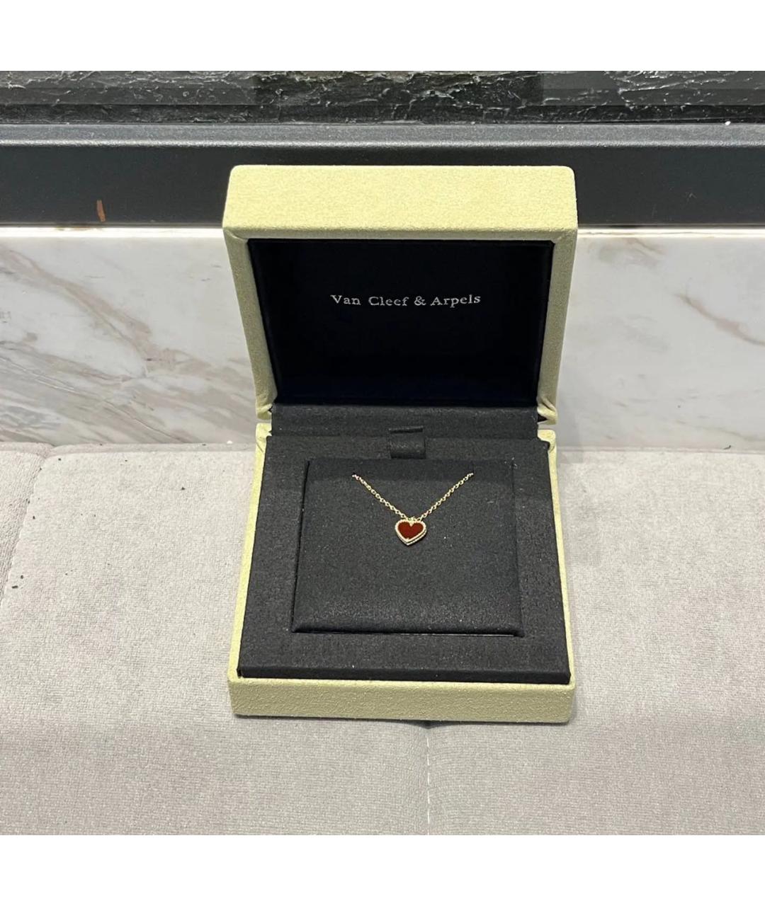 VAN CLEEF & ARPELS Бордовая подвеска, фото 3