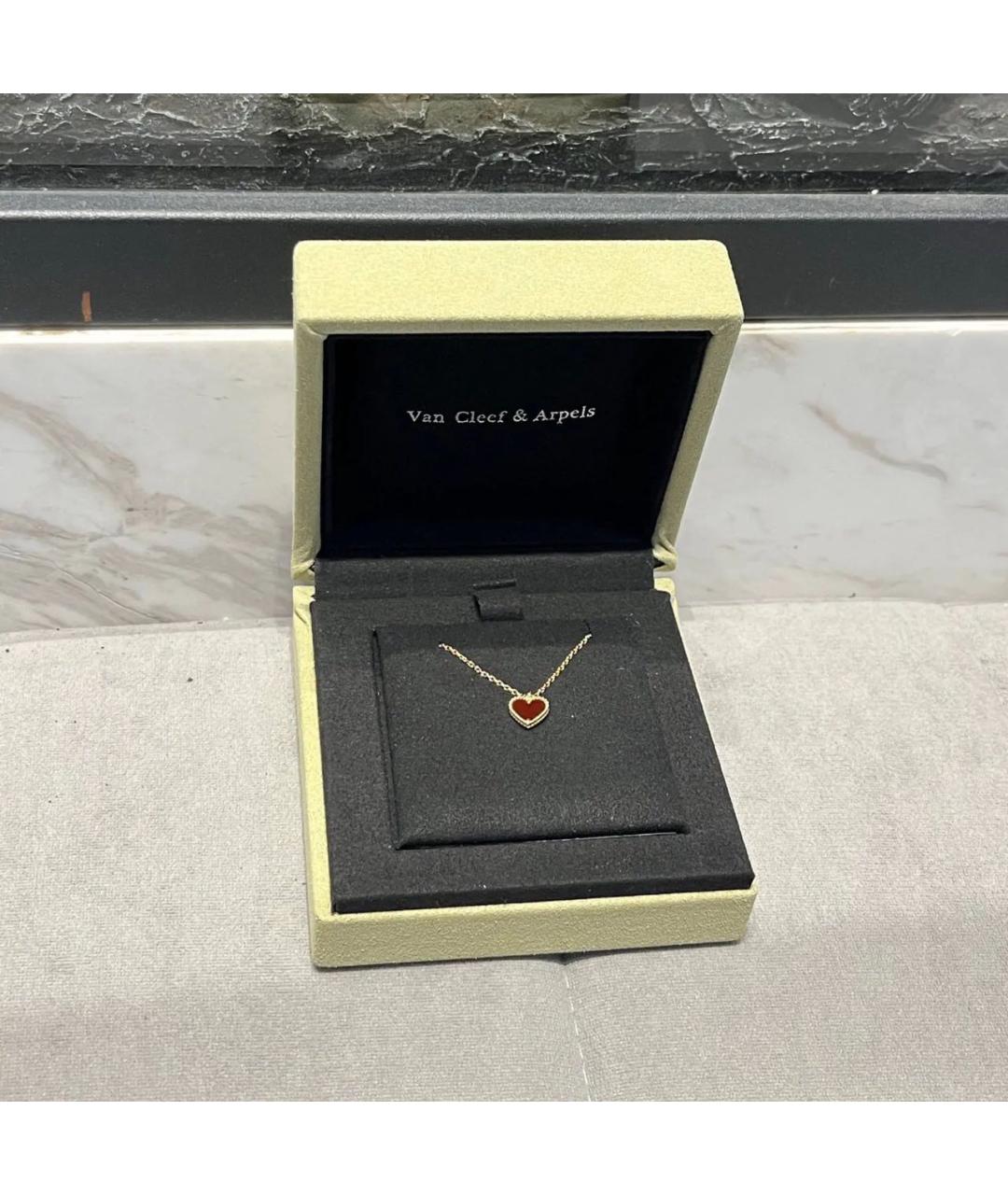 VAN CLEEF & ARPELS Бордовая подвеска, фото 4