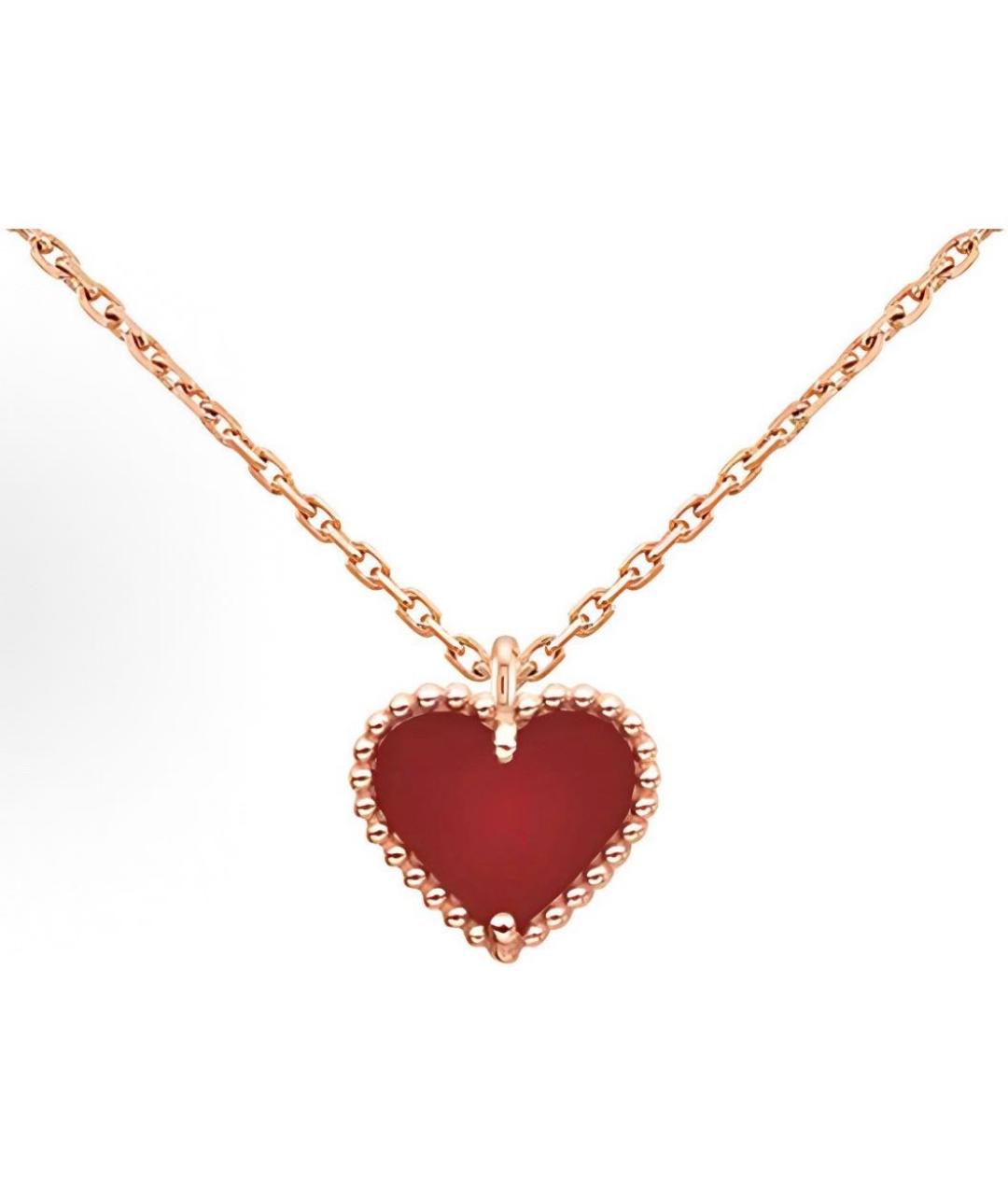 VAN CLEEF & ARPELS Бордовая подвеска, фото 6