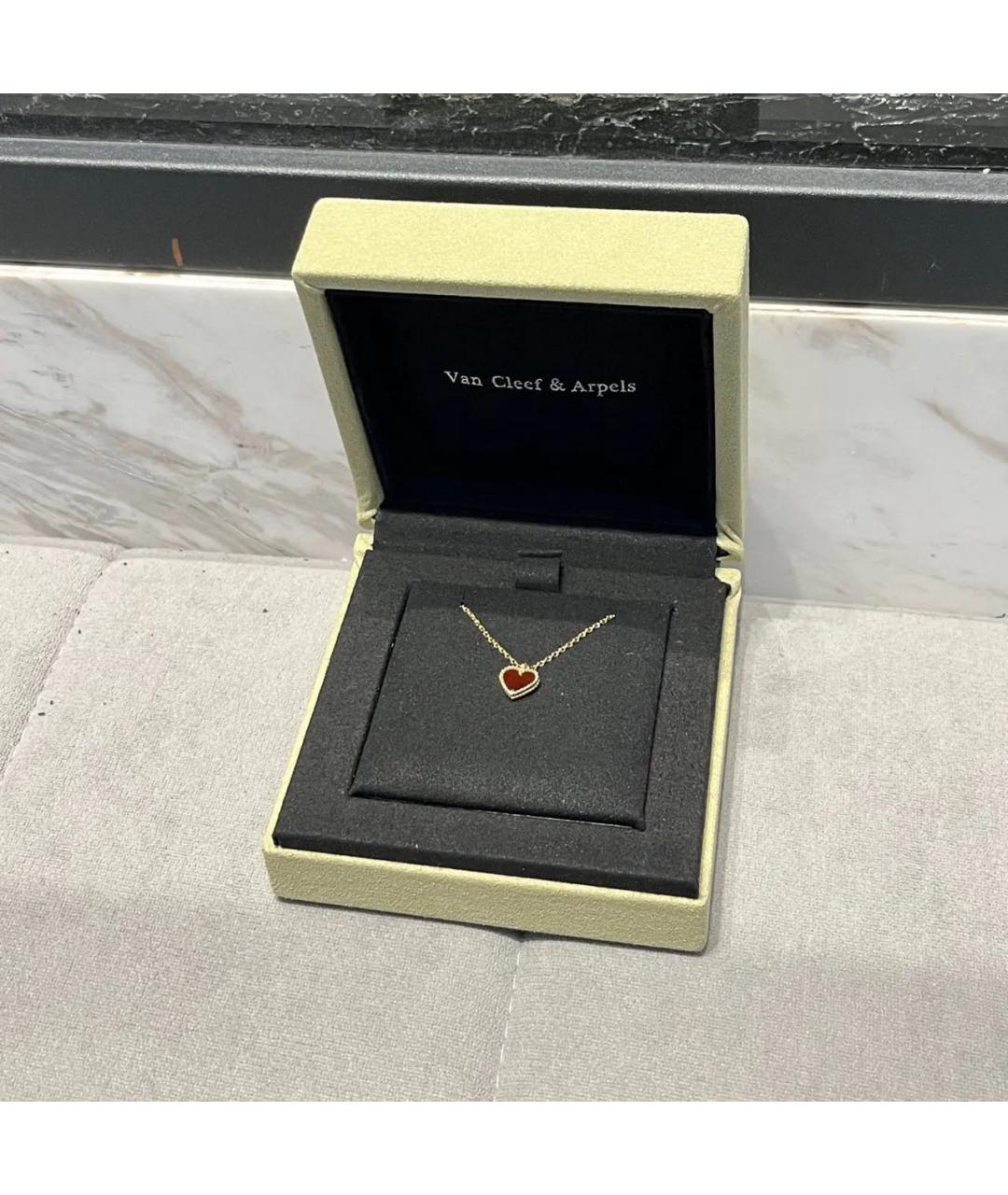 VAN CLEEF & ARPELS Бордовая подвеска, фото 5