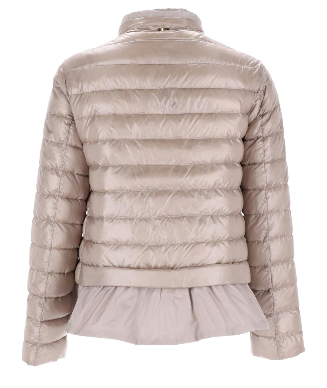 HERNO Бежевый полиамидовый пуховик, фото 2
