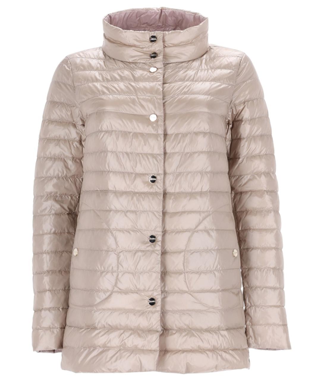 HERNO Розовый полиамидовый пуховик, фото 3