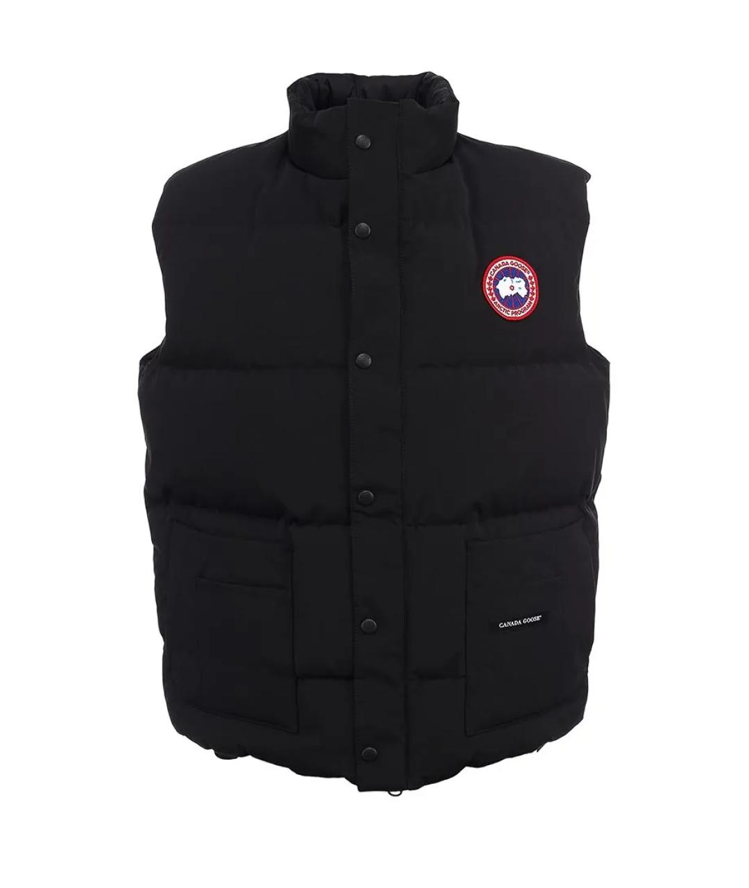 CANADA GOOSE Черный полиэстеровый жилет, фото 1