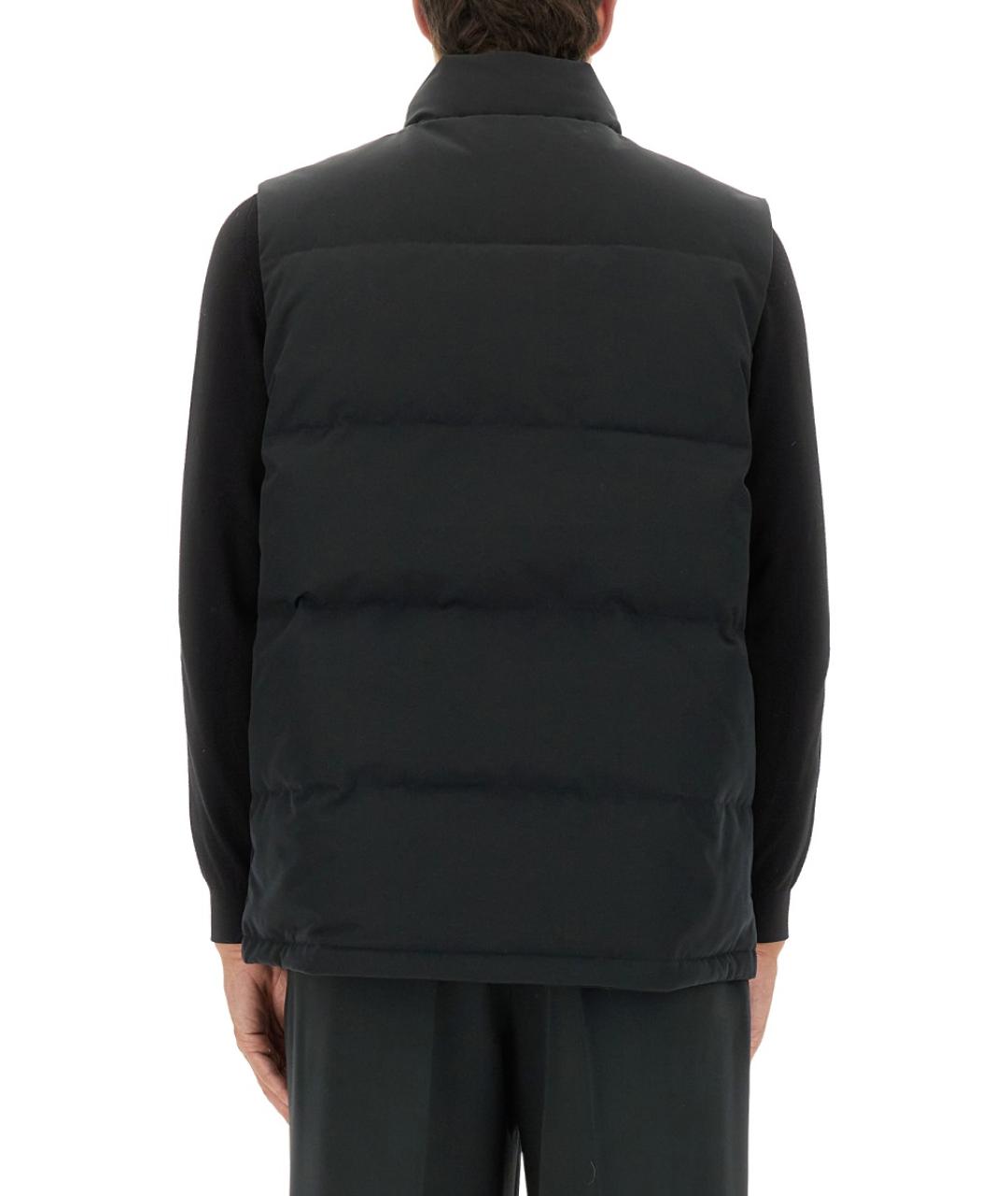 CANADA GOOSE Черный полиэстеровый жилет, фото 4