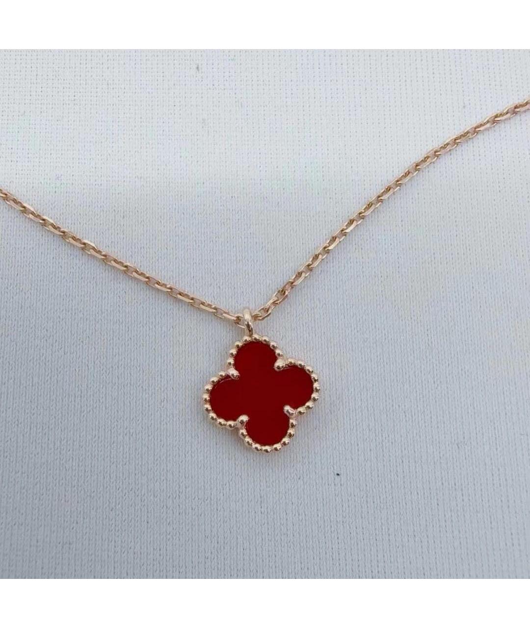 VAN CLEEF & ARPELS Бордовая подвеска, фото 3