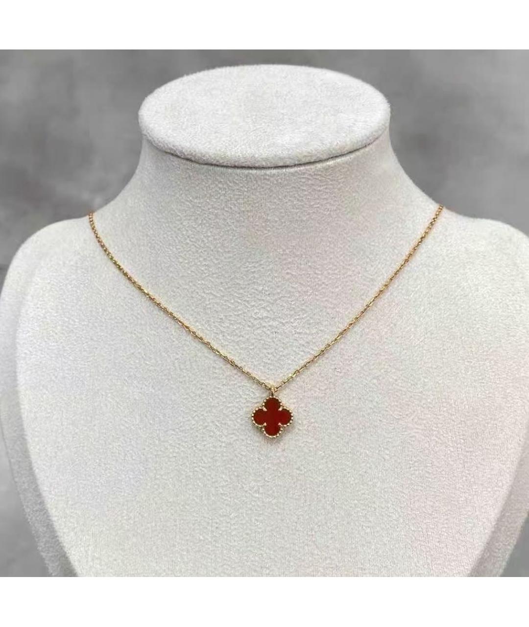 VAN CLEEF & ARPELS Бордовая подвеска, фото 5