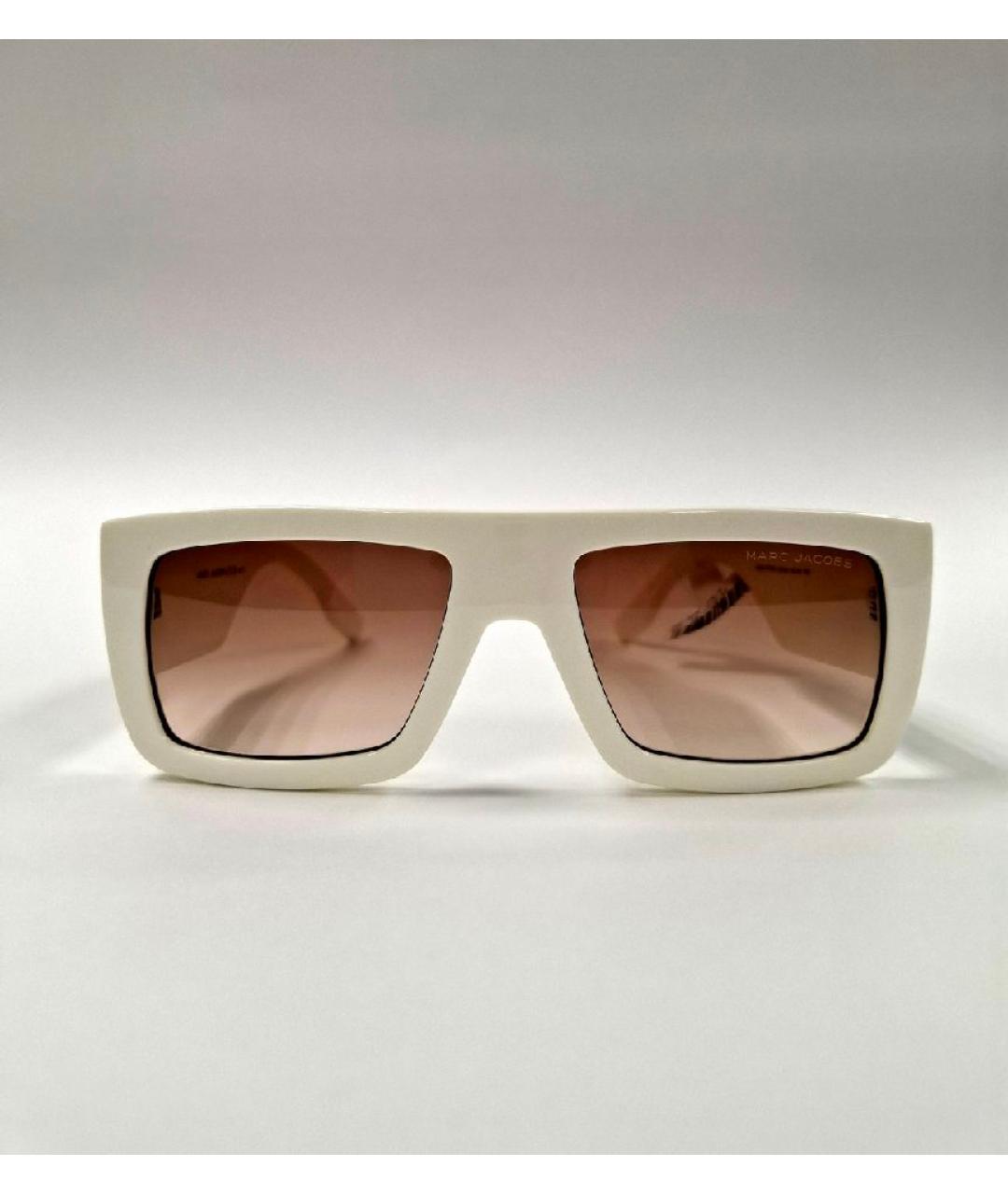 MARC JACOBS Бежевые пластиковые солнцезащитные очки, фото 4