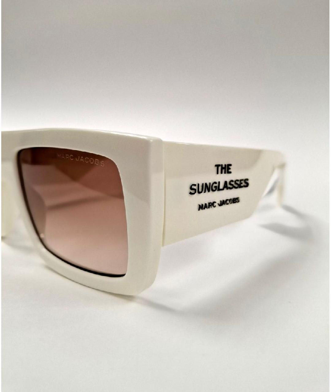MARC JACOBS Бежевые пластиковые солнцезащитные очки, фото 3