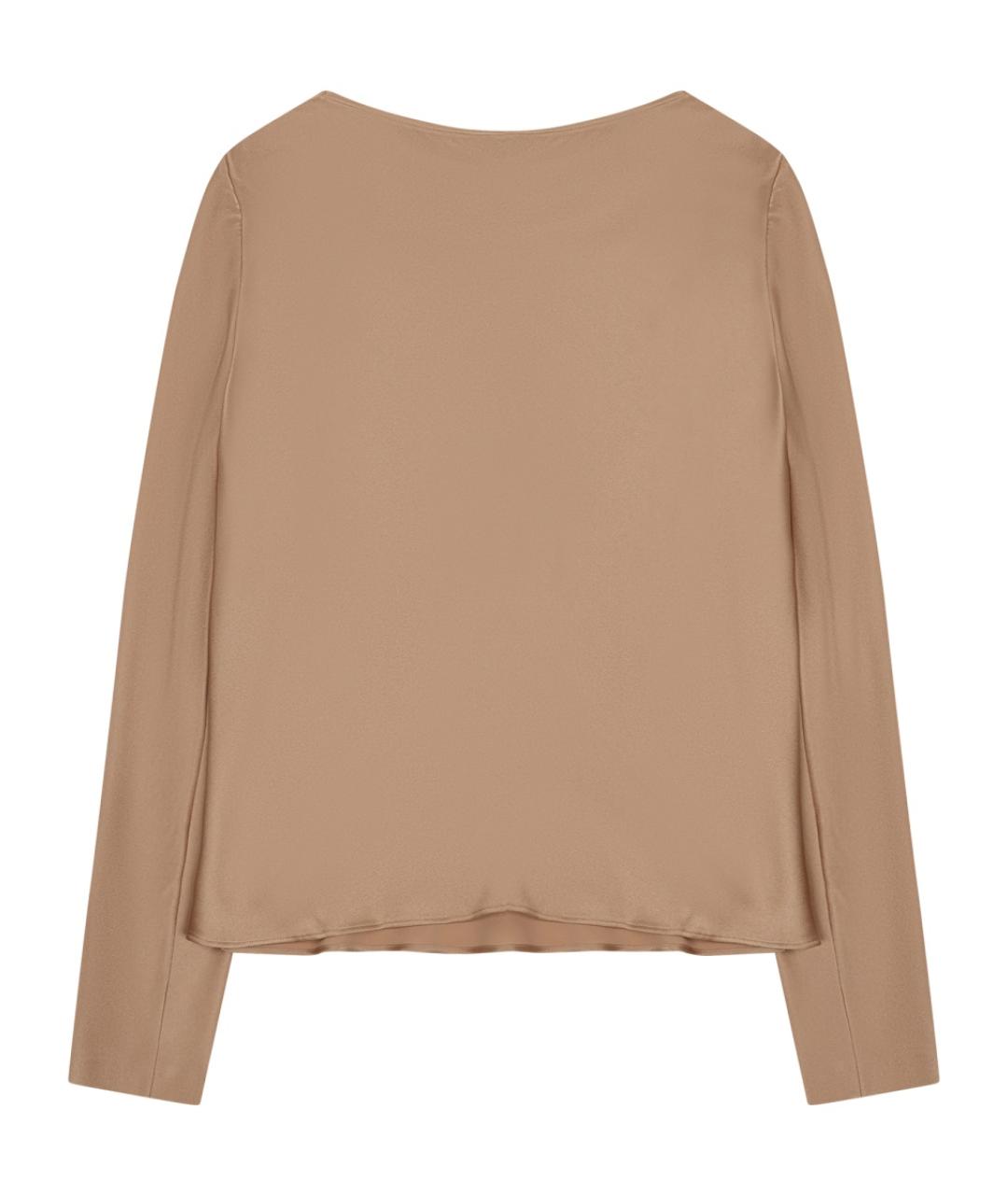 ALBERTA FERRETTI Бежевая ацетатная рубашка, фото 2