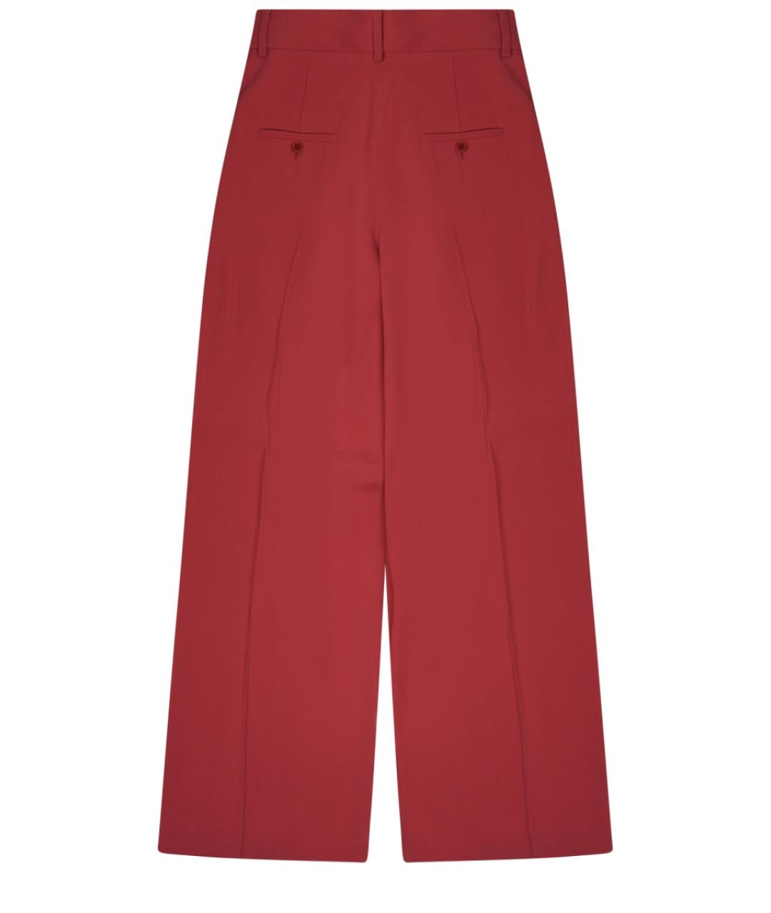 ALBERTA FERRETTI Розовые ацетатные прямые брюки, фото 2