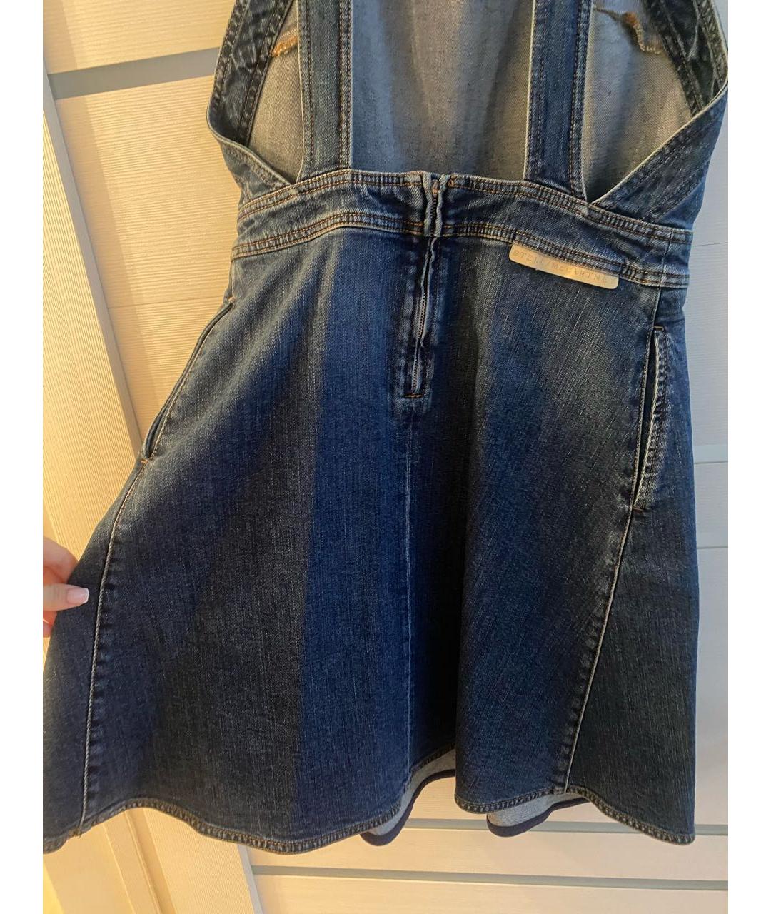 STELLA MCCARTNEY Синий деним комбинезон, фото 3