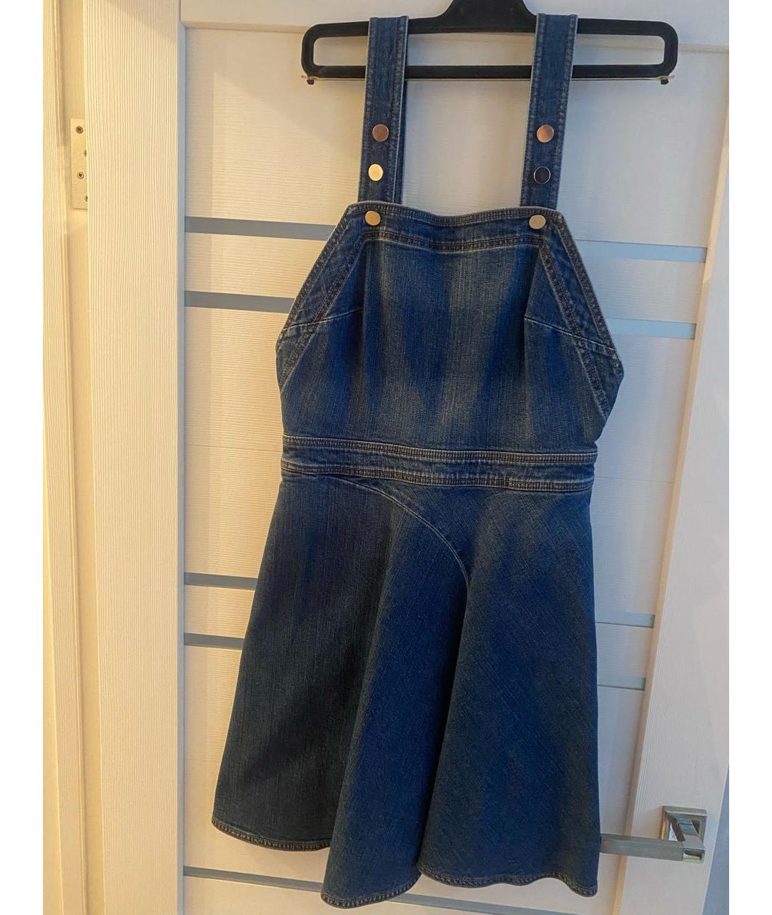 STELLA MCCARTNEY Синий деним комбинезон, фото 7