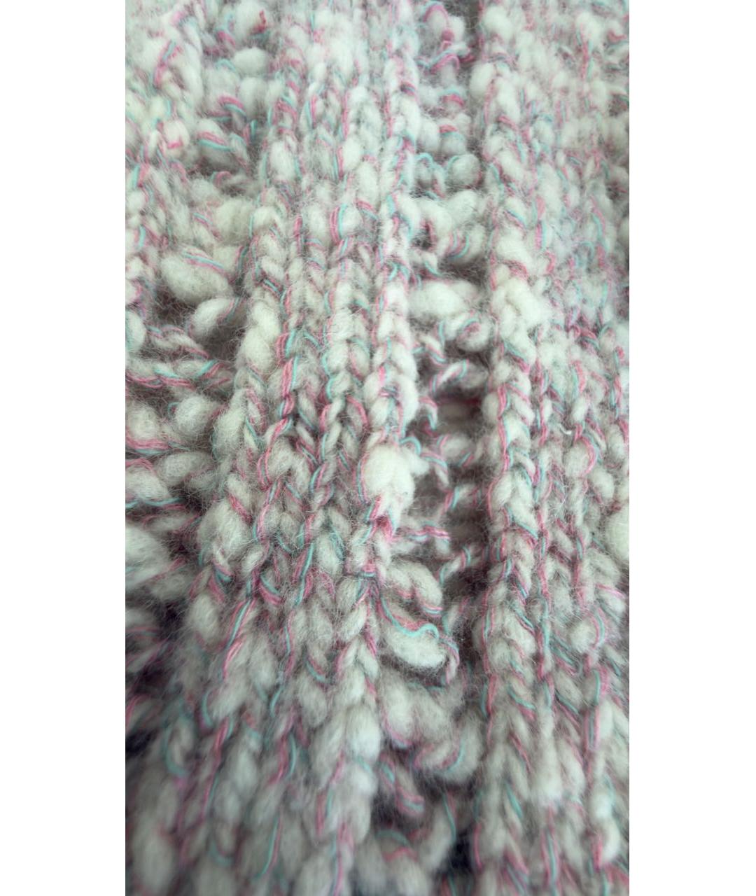 CHANEL Розовые шерстяные митенки, фото 5