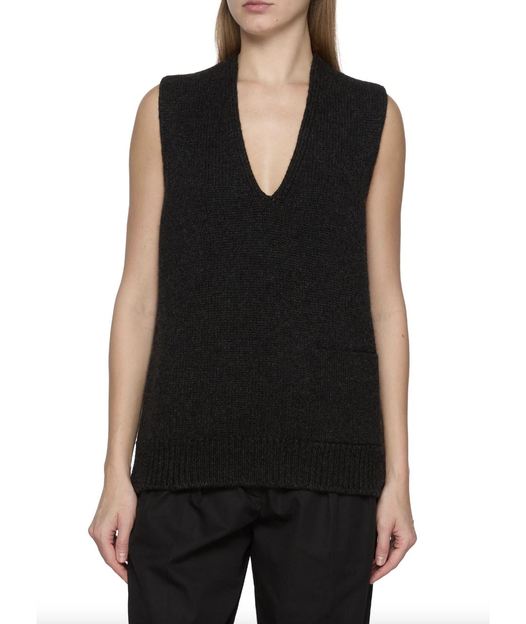 THE ROW Темно-синий кашемировый кардиган, фото 3