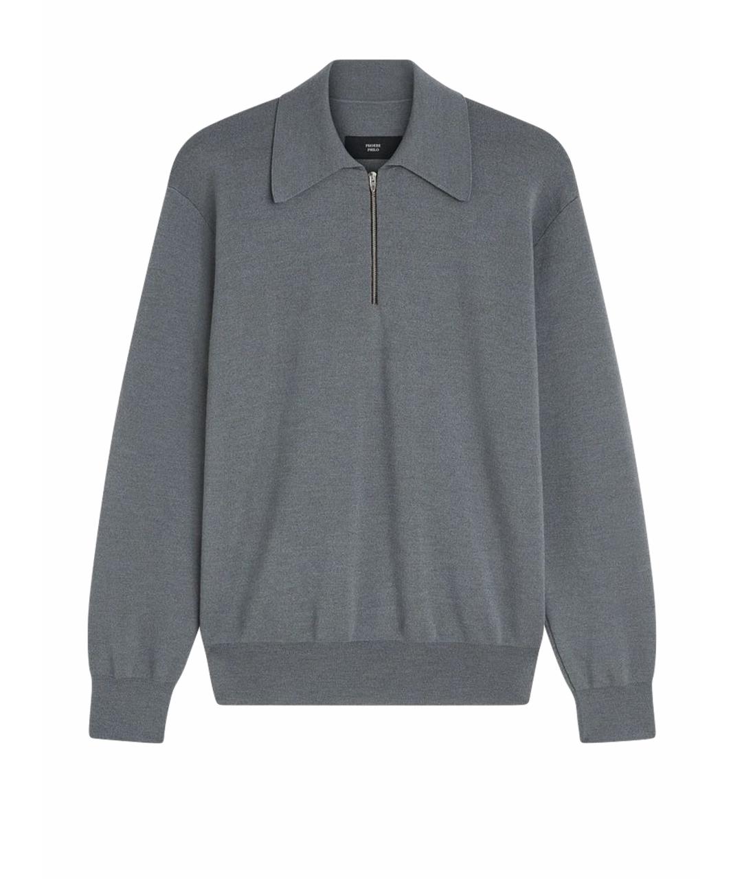 PHOEBE PHILO Серый шерстяной джемпер / свитер, фото 1