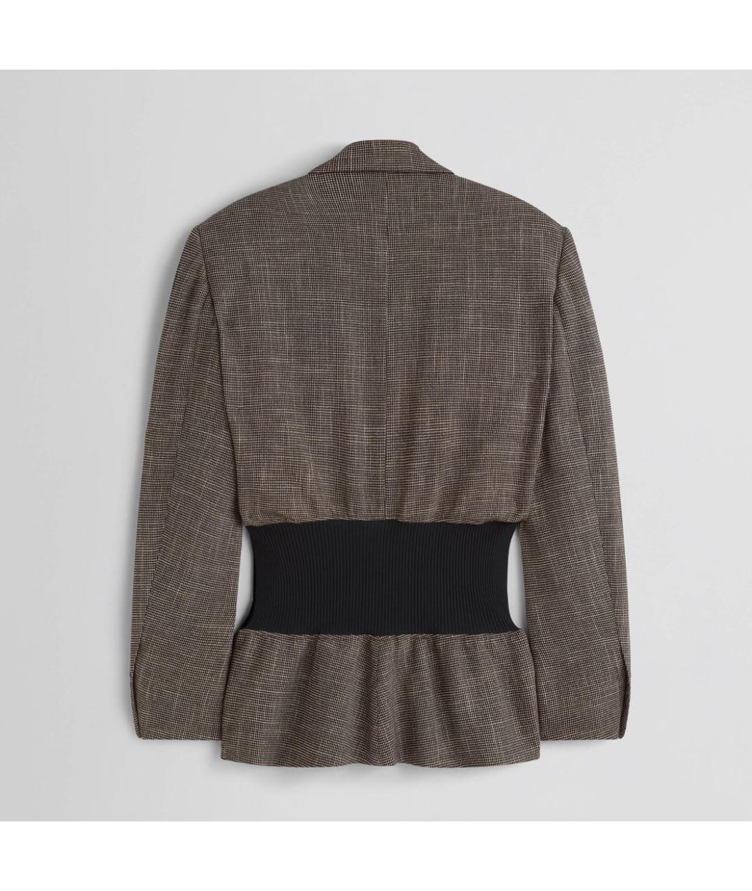 PHOEBE PHILO Коричневый вискозный жакет/пиджак, фото 2