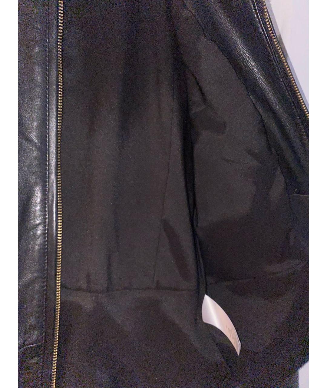 MICHAEL KORS Черная кожаная куртка, фото 6