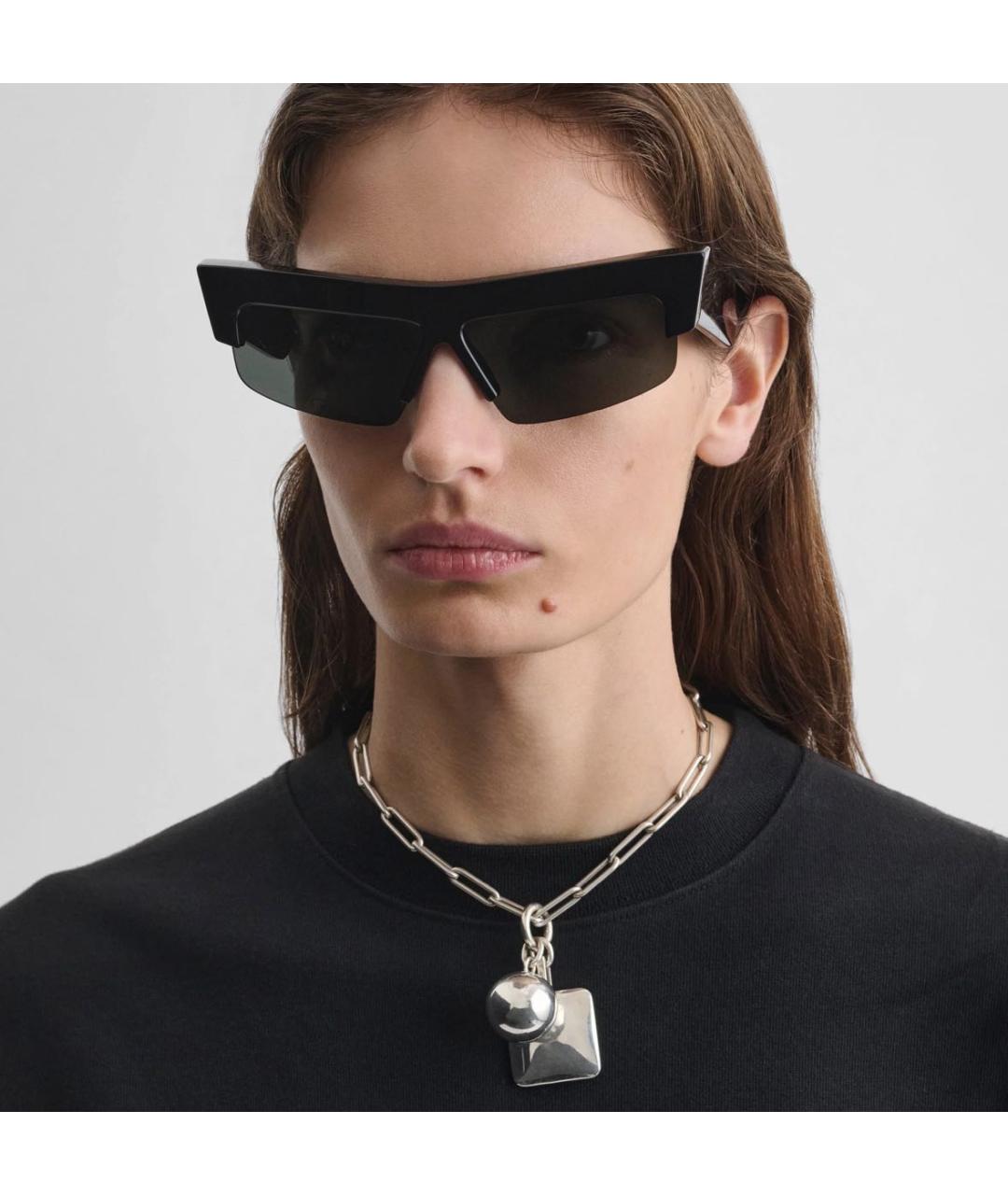 PHOEBE PHILO Черные солнцезащитные очки, фото 3