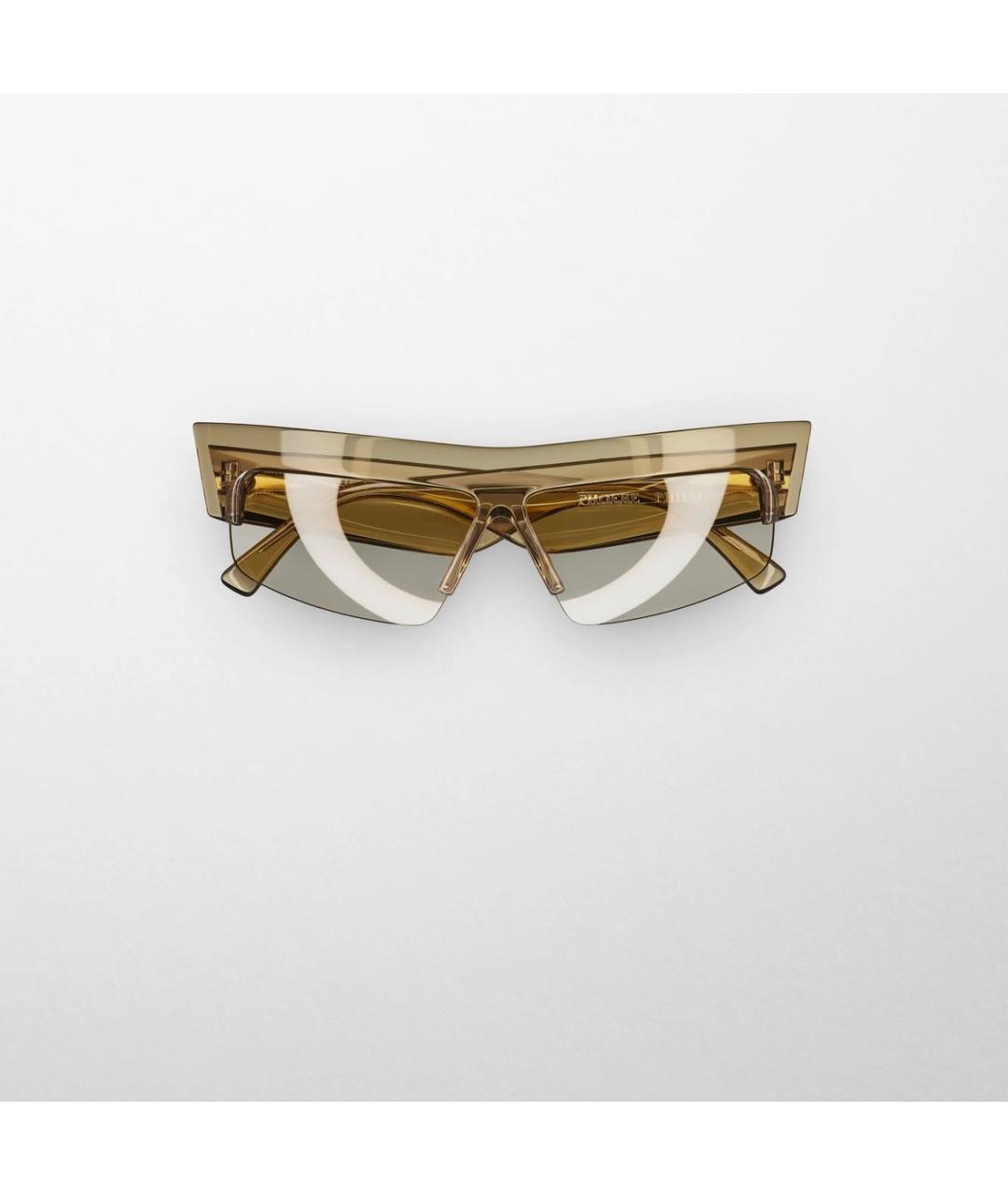 PHOEBE PHILO Хаки солнцезащитные очки, фото 4