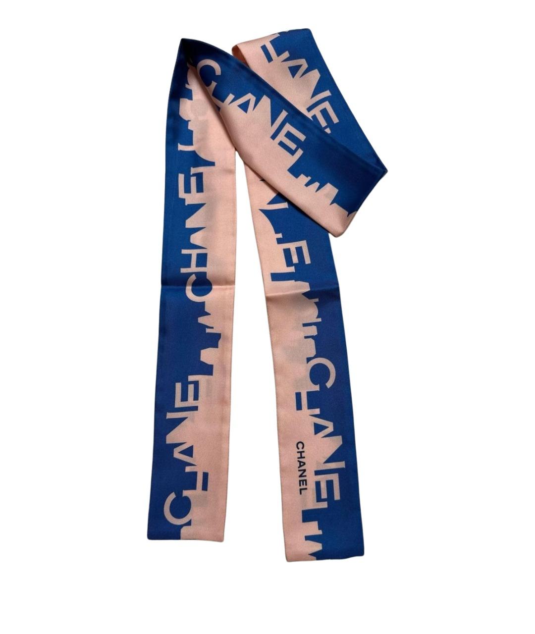 CHANEL Мульти шелковый платок, фото 1