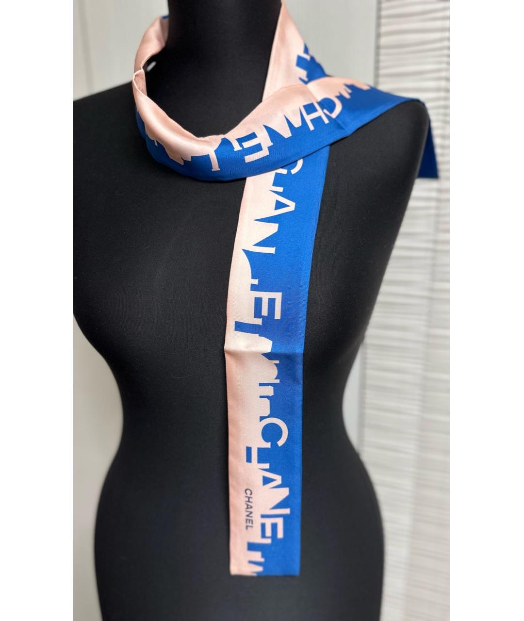 CHANEL Мульти шелковый платок, фото 3