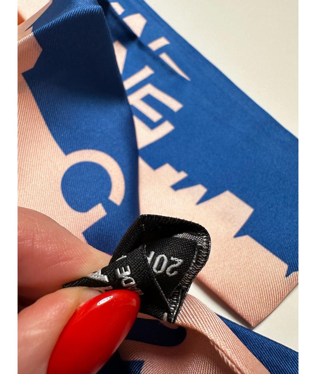 CHANEL Мульти шелковый платок, фото 6