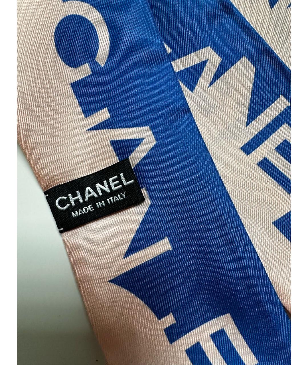 CHANEL Мульти шелковый платок, фото 4