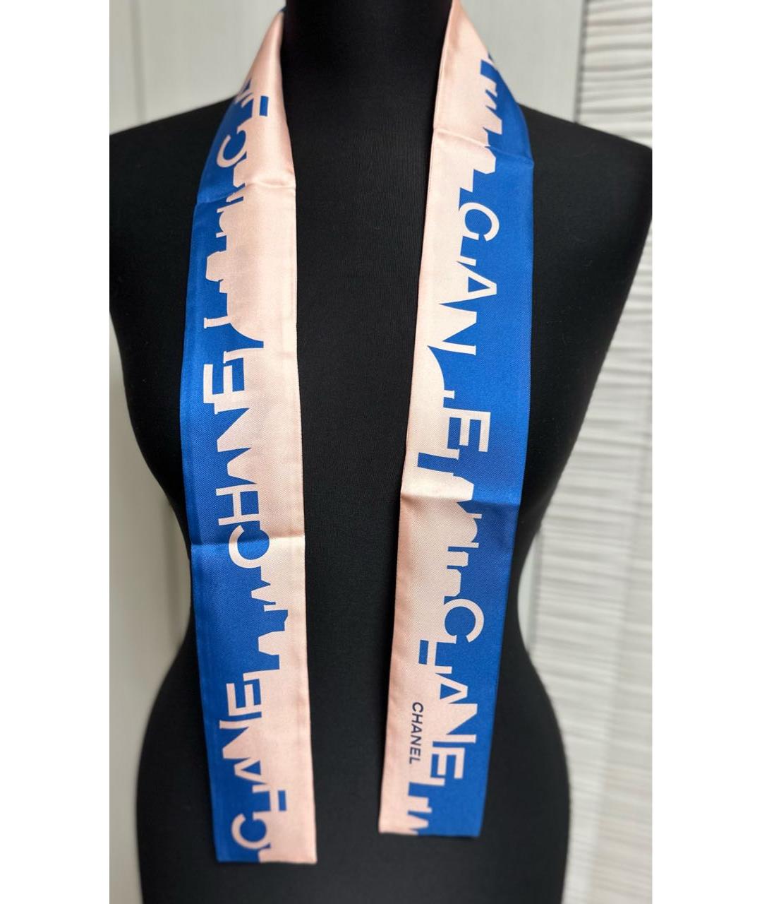 CHANEL Мульти шелковый платок, фото 2