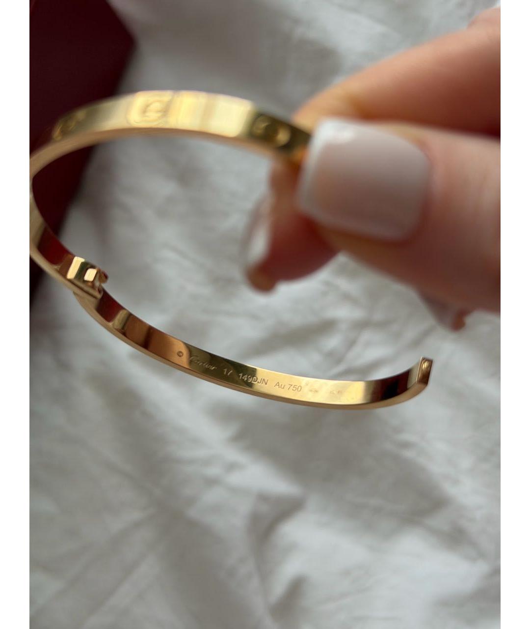 CARTIER Золотой браслет из желтого золота, фото 3