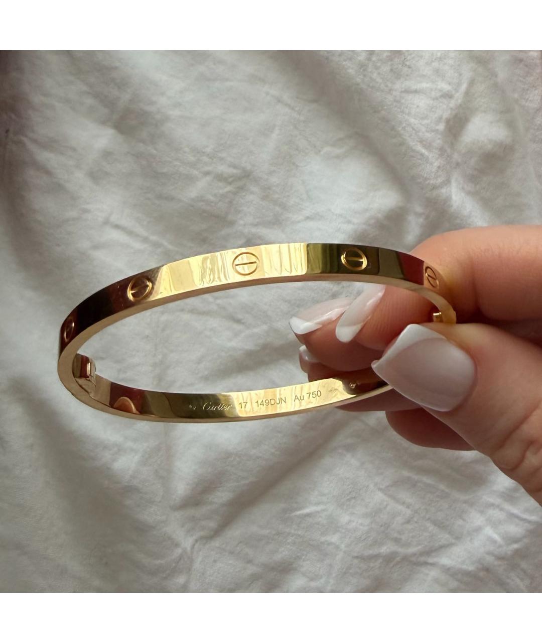 CARTIER Золотой браслет из желтого золота, фото 4