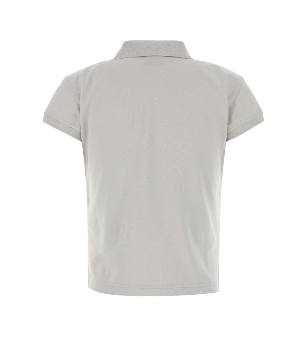 BALENCIAGA Серая хлопковая футболка, фото 2