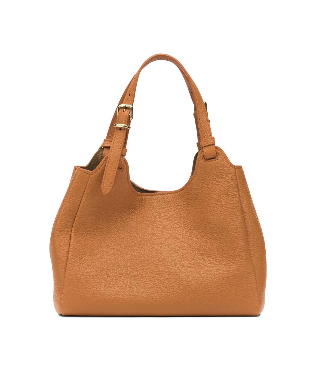 MIU MIU Оранжевая кожаная сумка тоут, фото 3