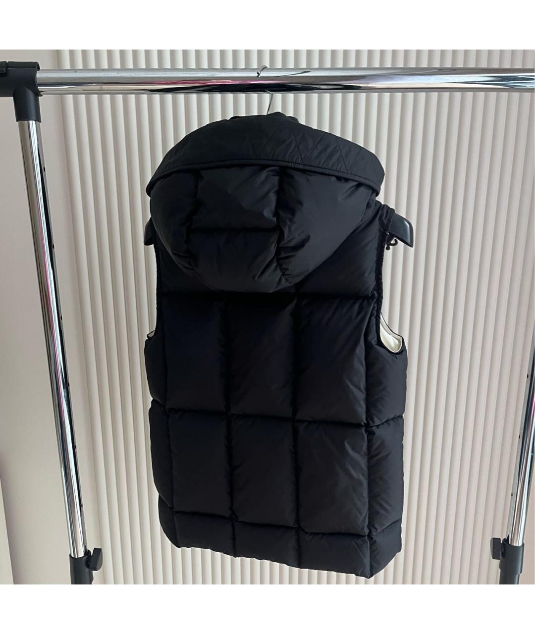 MONCLER Черный жилет, фото 2