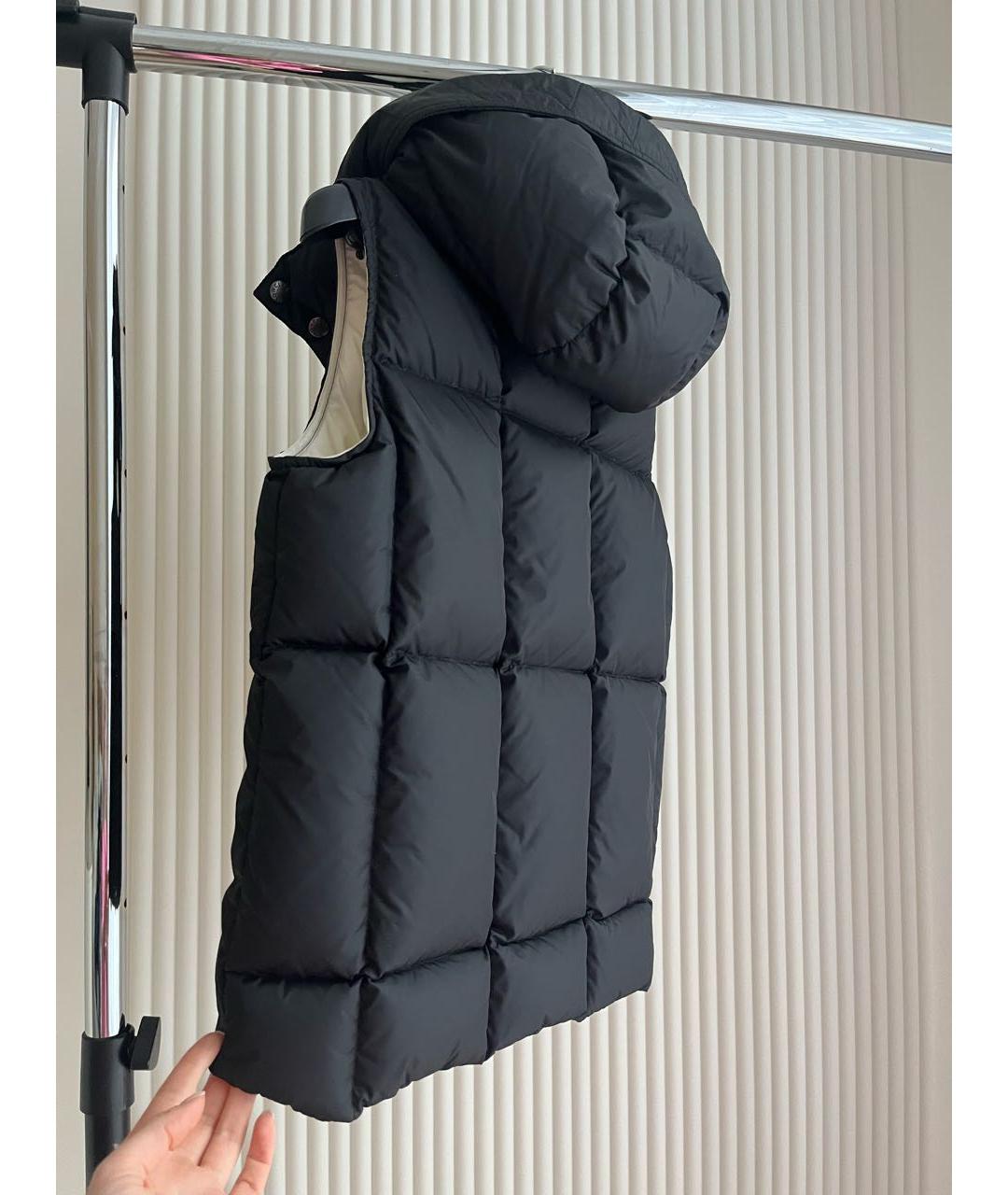 MONCLER Черный жилет, фото 4