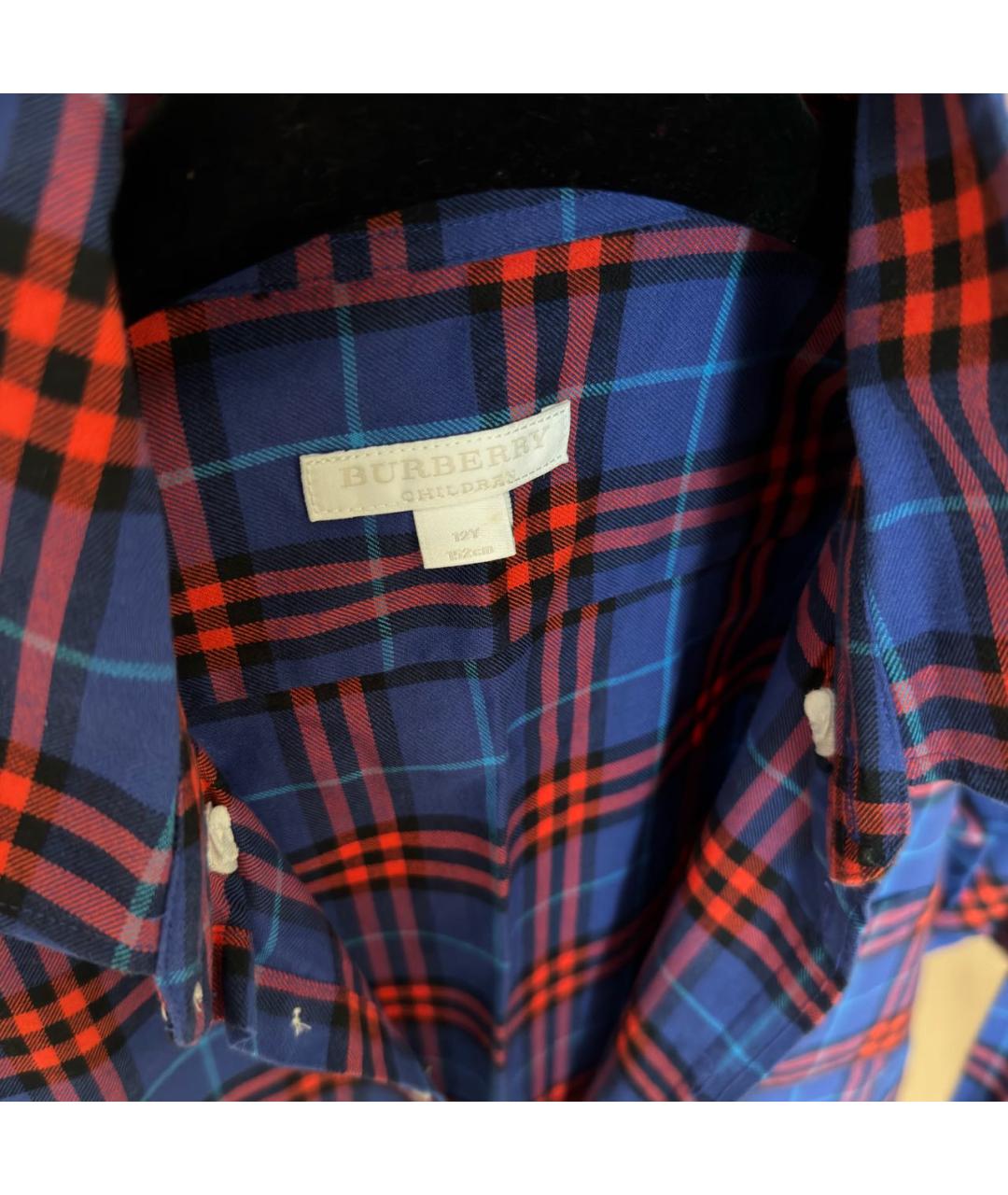 BURBERRY Хлопковая детская рубашка, фото 3