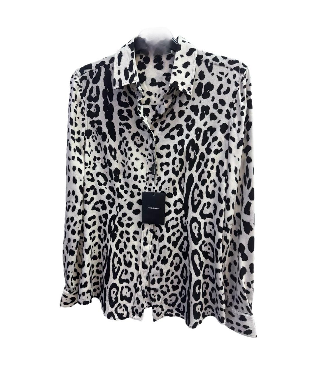 DOLCE&GABBANA Мульти шелковая рубашка, фото 7