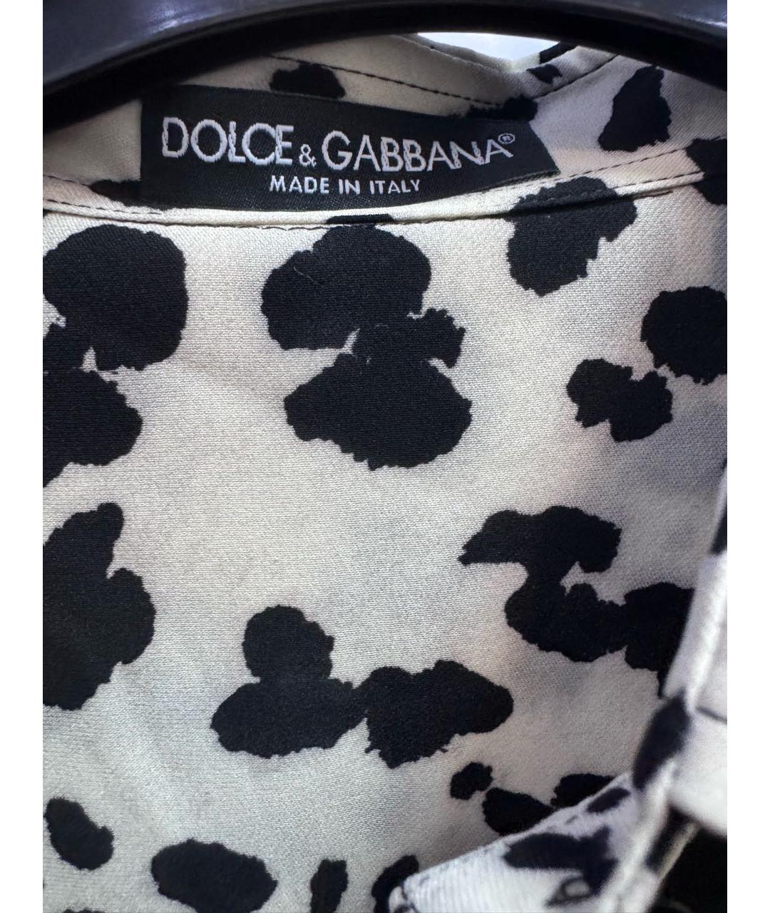 DOLCE&GABBANA Мульти шелковая рубашка, фото 3