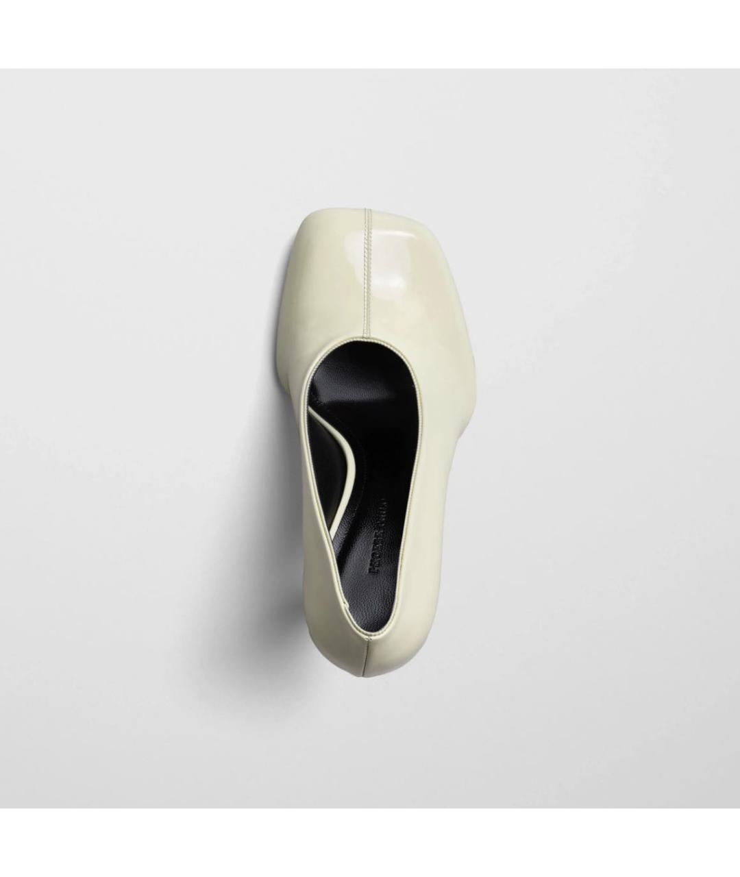 PHOEBE PHILO Бежевые кожаные туфли, фото 3