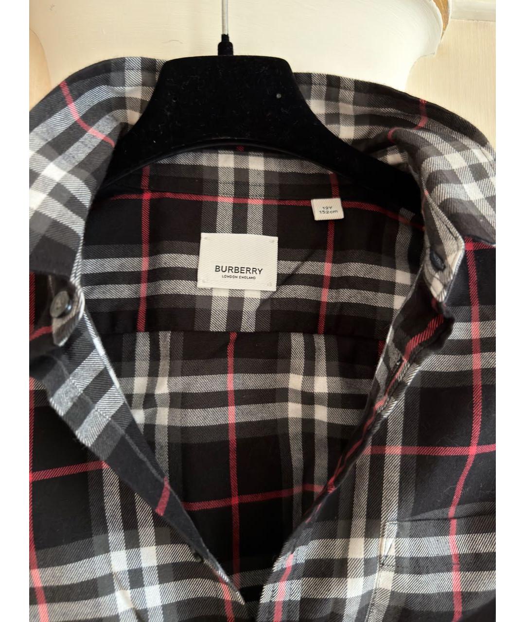BURBERRY Хлопковая детская рубашка, фото 3