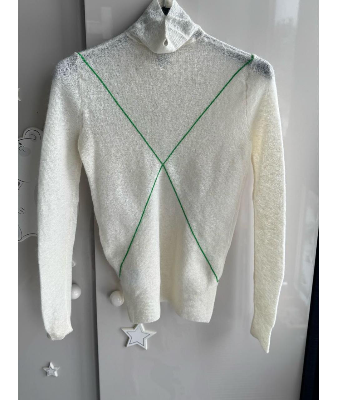 BOTTEGA VENETA Белый джемпер / свитер, фото 4