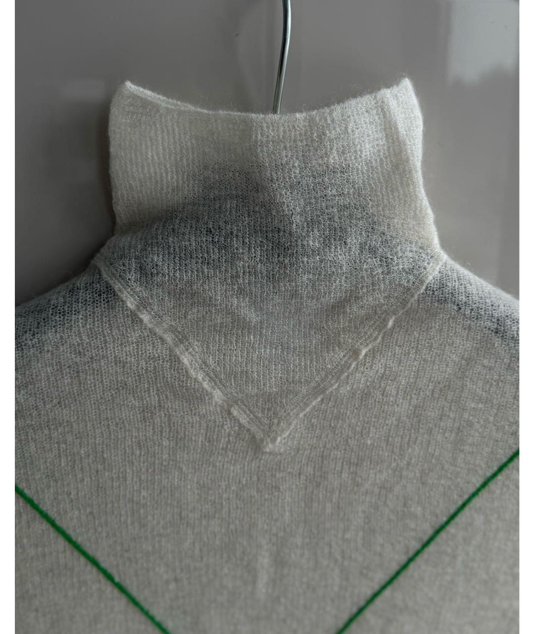 BOTTEGA VENETA Белый джемпер / свитер, фото 6