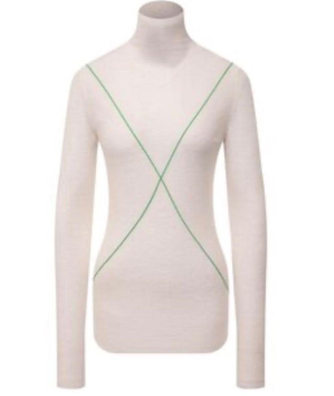 BOTTEGA VENETA Белый джемпер / свитер, фото 1