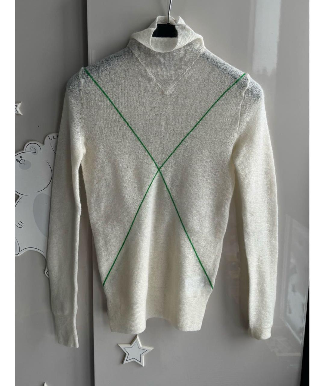 BOTTEGA VENETA Белый джемпер / свитер, фото 5