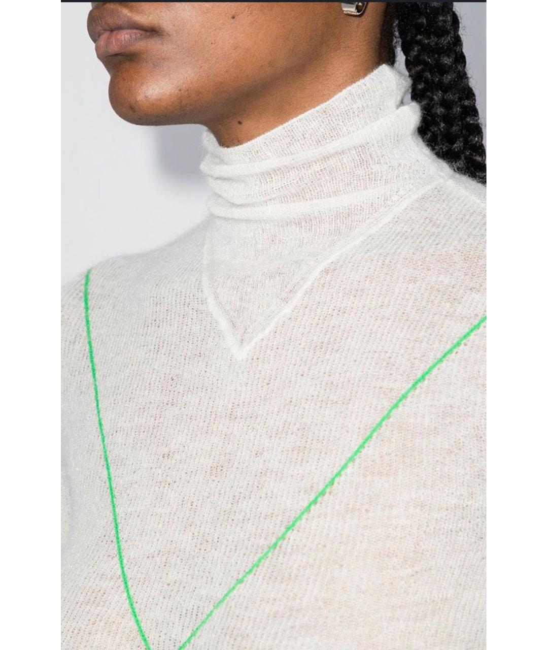 BOTTEGA VENETA Белый джемпер / свитер, фото 2