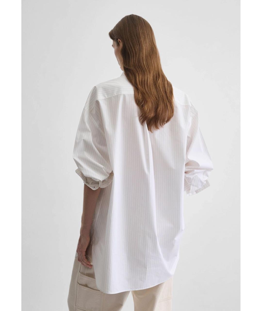 PHOEBE PHILO Белая хлопковая рубашка, фото 4